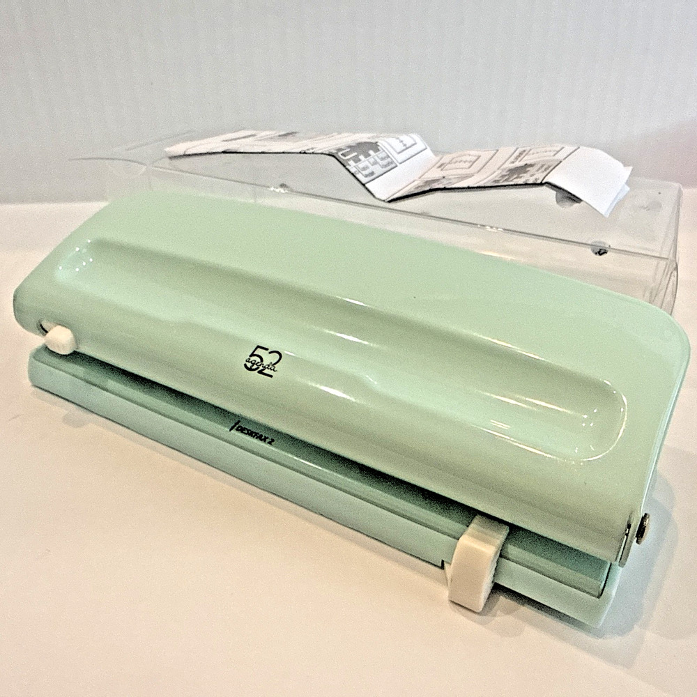 Agenda 52 Deskfax 2 6-Hole Adjustable Hole Puncher Personal A6 Mini. H 3